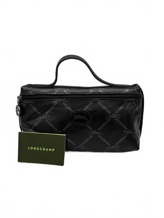 Longchamp Handbags - Longchamp Mini Bag Black w/ Logo Pattern - Authentic, Limited Japan Edition NWOT